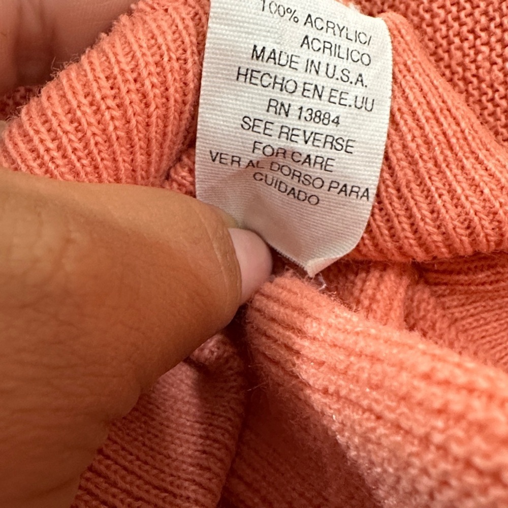Izod Coral Button-Up Cardigan - Picture 8 of 8